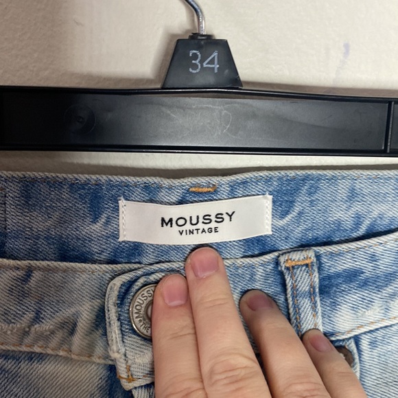 Moussy Vintage Hillrose distressed skinny jeans in light blue size 26 - Picture 9 of 16